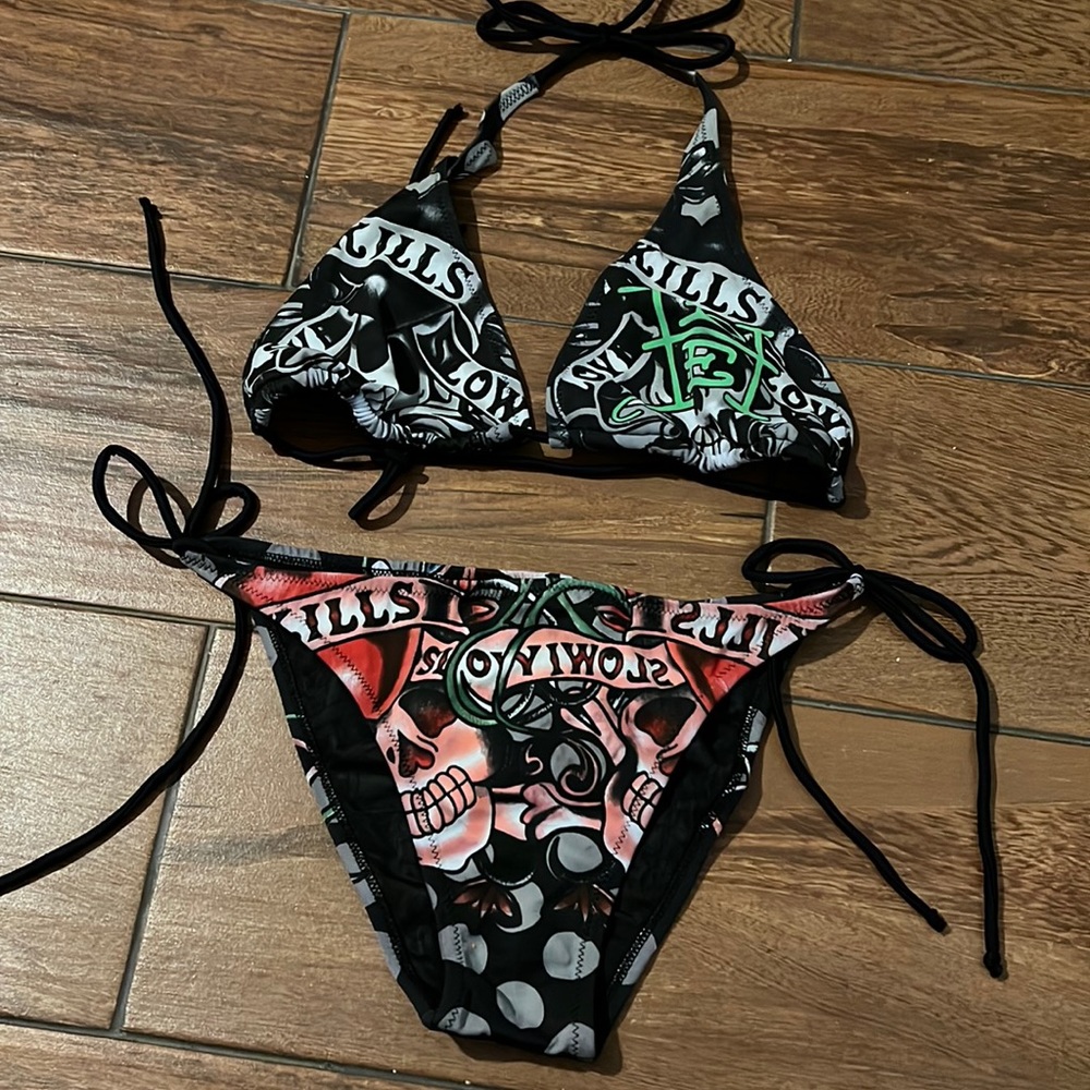 Vintage Ed hardy bikini
